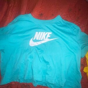 Nike shirt crop top